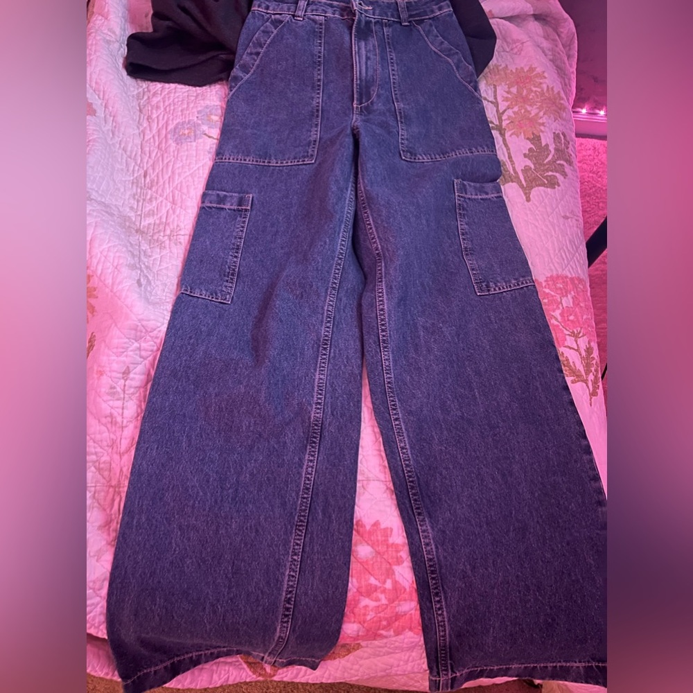 Dark Blue baggy jeans